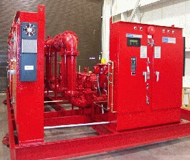Variable Speed Fire Pump Controller in a Dual Use System